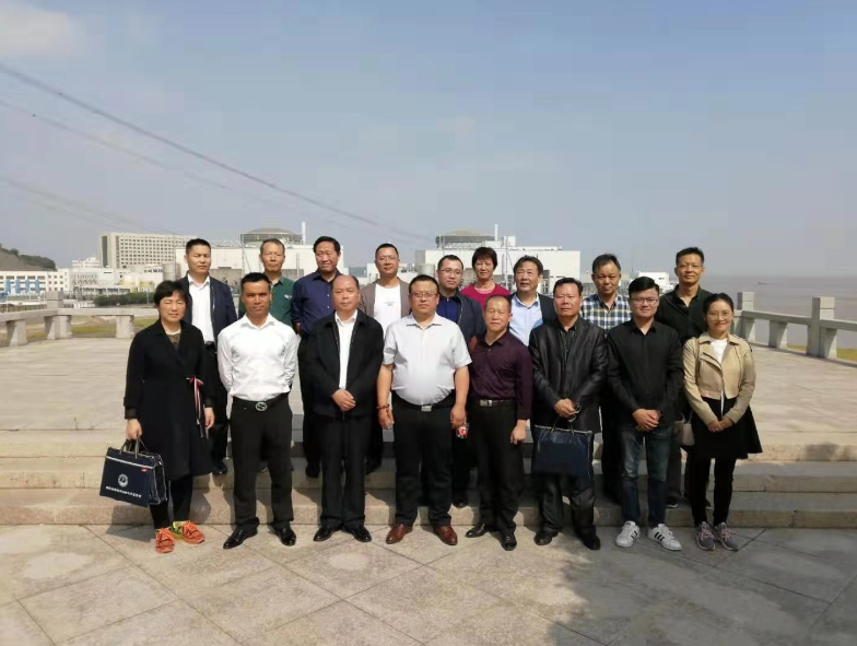 2019年10月24日上午参观中国1983年开工1991年开始投产发电运营的中国核电站的创始单位浙江海盐秦山核电站